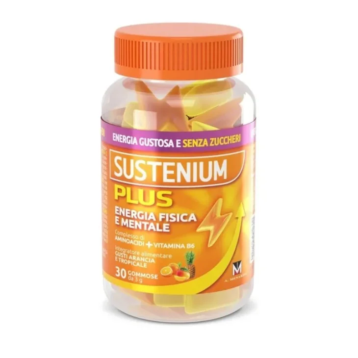 Sustenium Plus Integratore Multivitaminico Senza Zuccheri 30 caramelle gommose