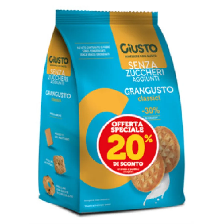 Giusto Grangusto Classici Frollini senza Zuccheri Aggiunti 350 g Taglio Prezzo