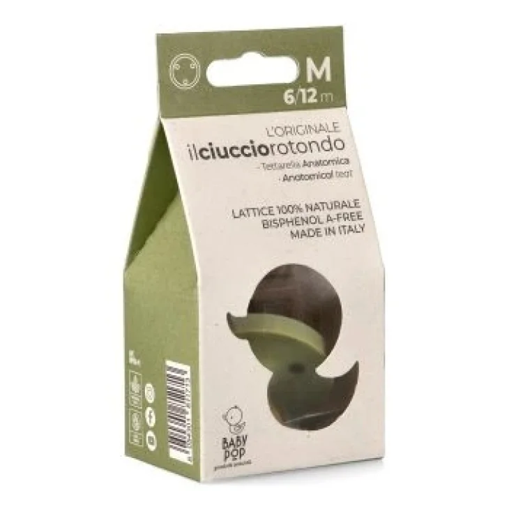 Tatatanatura il Ciuccio Rotondo con Tettarella Anatomica Size M 6-12 m Tatatanatura il Ciuccio Rotondo con Tettarella Anatomica Size M 6-12 m