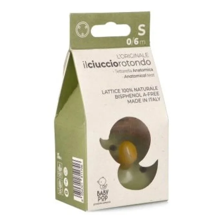 Tatatanatura il Ciuccio Rotondo con Tettarella Anatomica Size S 0-6 m Tatatanatura il Ciuccio Rotondo con Tettarella Anatomica Size S 0-6 m