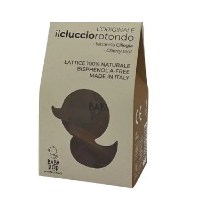 Tatatanatura il Ciuccio Rotondo a Ciliegia in Caucciù Size S 0-6 mesi 1 pezzo Tatatanatura il Ciuccio Rotondo a Ciliegia in Caucciù Size S 0-6 mesi 1 pezzo