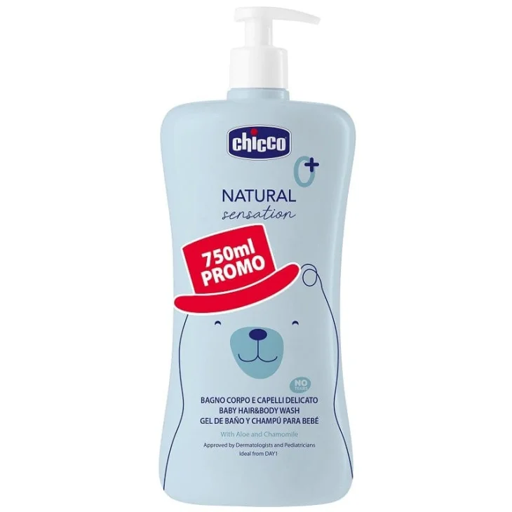 Chicco Natural Sensation Detergente Corpo e Capelli 750 ml Promo