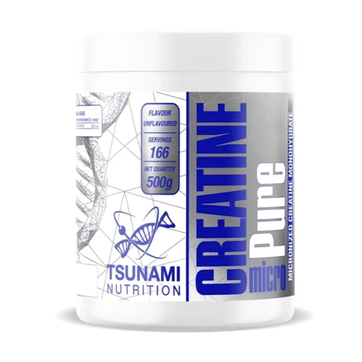 Tsunami Creatine Micro Pure Integratore per Sportivi 500 g
