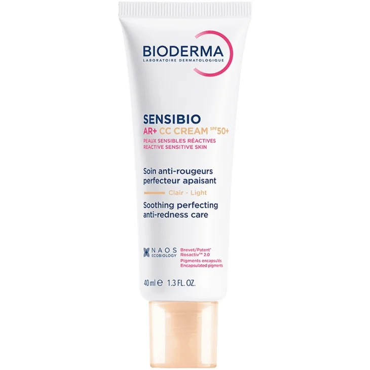 Bioderma Sensibio AR+ CC Cream spf50+ Crema Anti-Rossore per Pelle Sensibile Colore Light 40 ml Bioderma Sensibio AR+ CC Cream spf50+ Crema Anti-Rossore per Pelle Sensibile Colore Light 40 ml