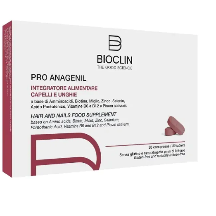 Bioclin Pro Anagenil Integratore Alimentare Capelli e Unghie 30 Compresse