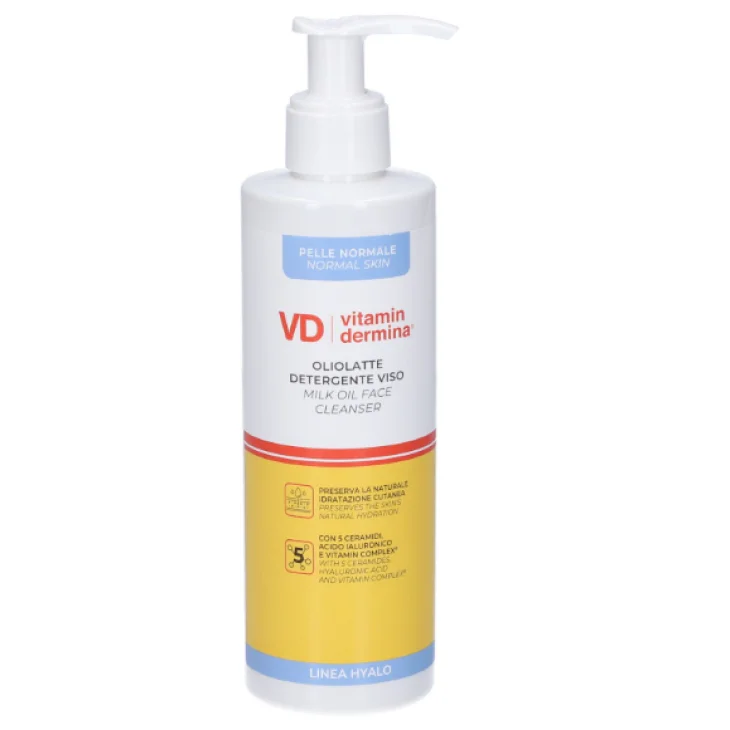 Vitamindermina Hyalo Oliolatte Detergente Struccante Viso 240 ml