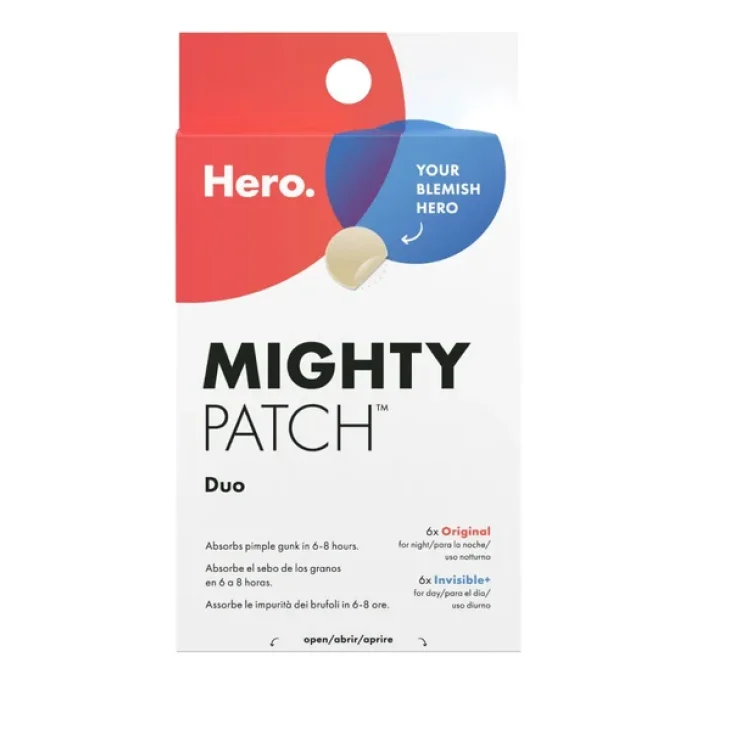 Hero Mighty Patch Duo Cerotto Antiacne Giorno e Notte 12 pezzi