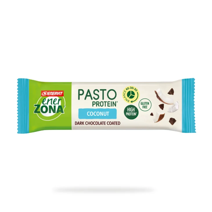 Enerzona Pasto Barretta Proteica Sostituto del Pasto Gusto Coconut 60 g