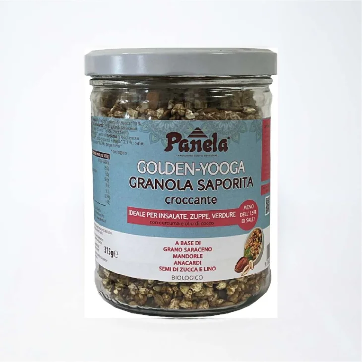 Golden Yooga Granola Saporita Croccante 315 g Golden Yooga Granola Saporita Croccante 315 g