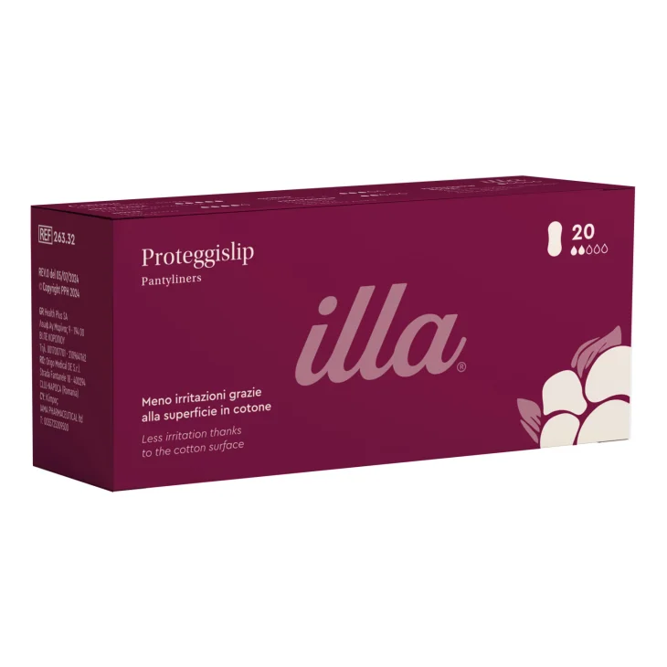 Illa Care Proteggislip Stesi Assorbenti Cotone Dermatologicamente Testati 20 Pezzi