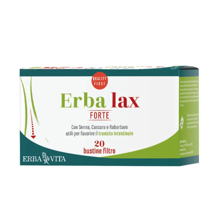 Erba Vita Group Erbalax Forte Tisana Bio Regolarità Intestinale 20 Filtri 40 G Erba Vita Group Erbalax Forte Tisana Bio Regolarità Intestinale 20 Filtri 40 G