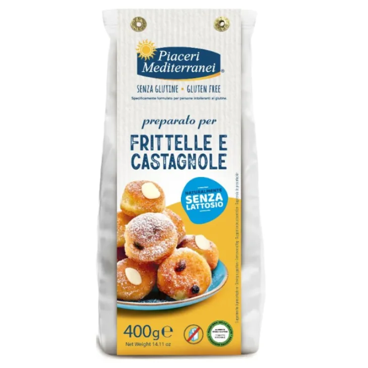 Piaceri Mediterranei Preparato per Frittelle e Castagnole Senza Glutine 400 g