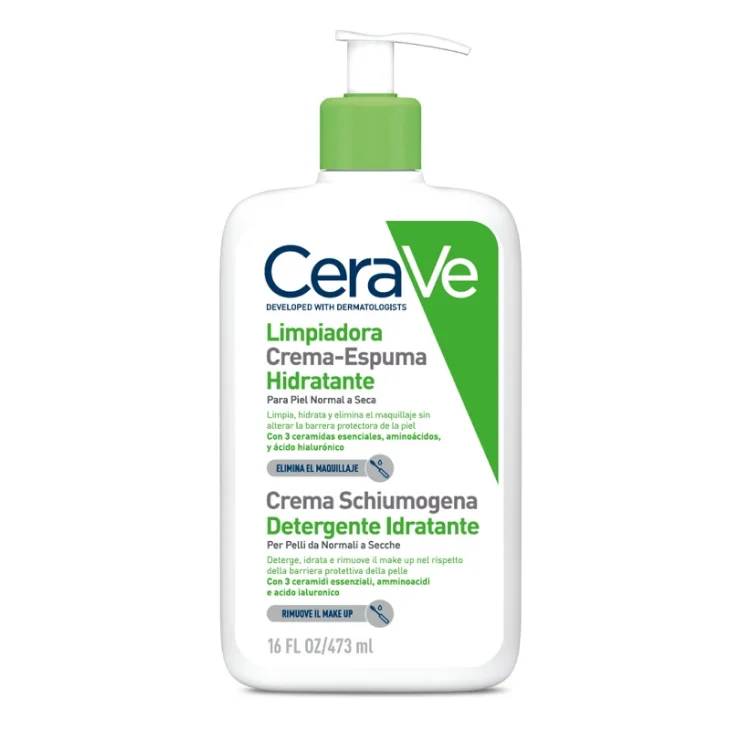 Cerave Crema Schiumogena Detergente Idratante 473 ml Cerave Crema Schiumogena Detergente Idratante 473 ml