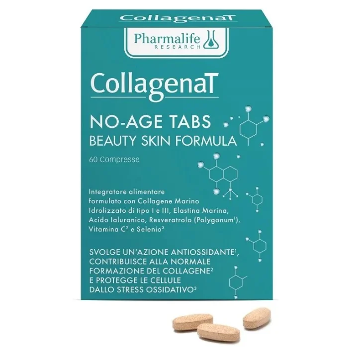 Collagenat No-Age Tabs Integratore di Collagene Antiet&agrave; 60 compresse