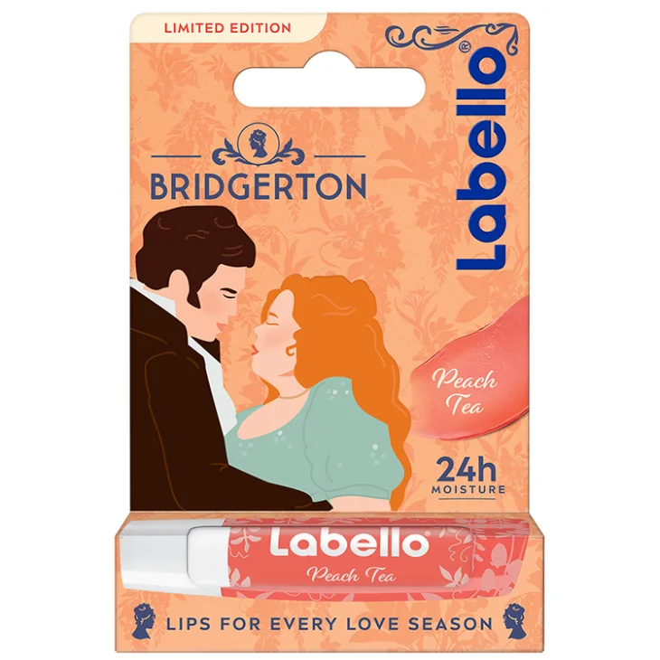 Labello Bridgerton Peach Tea Balsamo Labbra 4,8 g Edizione Limitata Labello Bridgerton Peach Tea Balsamo Labbra 4,8 g Edizione Limitata