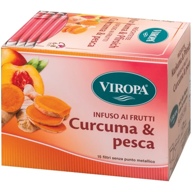 Viropa Curcuma & Pesca Infuso ai Frutti 15 filtri 6 g