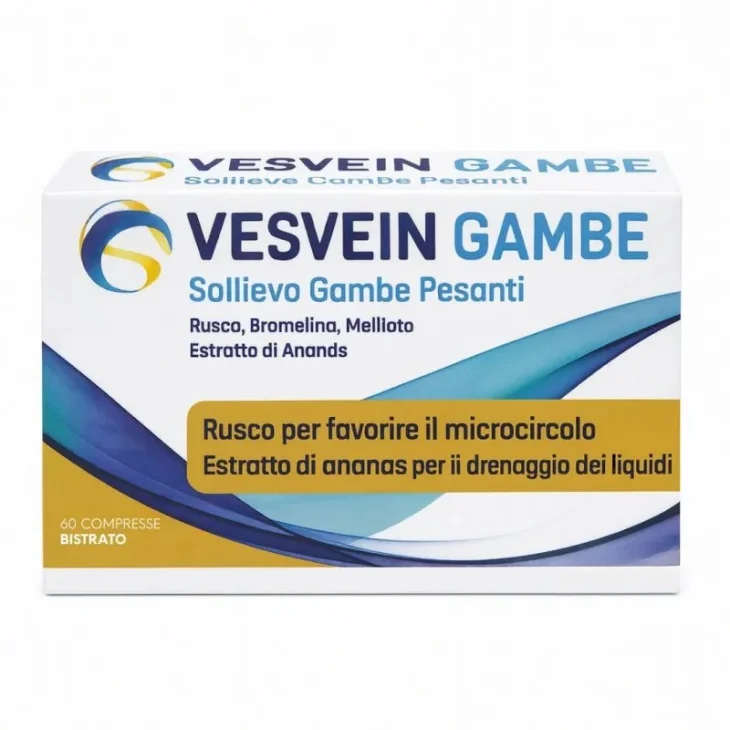 Vesvein Gambe Sollievo Integratore per la Circolazione e il Microcircolo 60 compresse