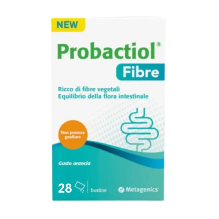 Probactiol Fibre Fermenti Lattici per l' Equilibrio Intestinale Gusto Arancia 28 bustine