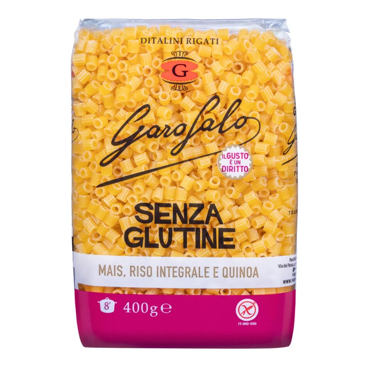 Garofalo Ditalini Rigati Pasta Senza Glutine 400 g Garofalo Ditalini Rigati Pasta Senza Glutine 400 g