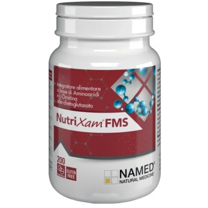 Named Nutrixam Fms Integratore Aminoacidi E L-Ornitina Alfa-Chetoglutarato 200 Compresse