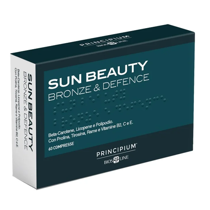 Principium Sun Beauty Integratore Alimentare per Pelle e Abbronzatura 60 compresse