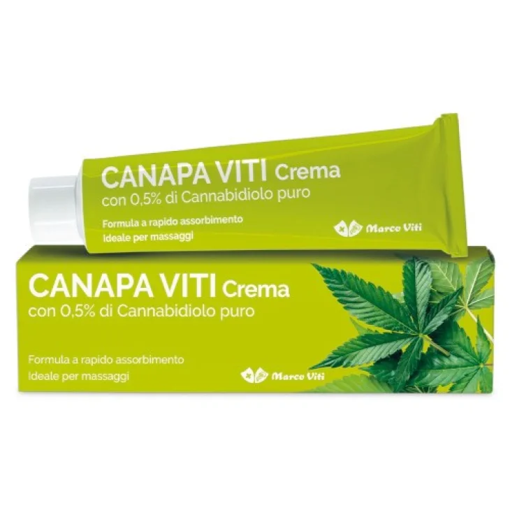 Marco Viti Canapa Viti Crema 0,5% Cannabidiolo Puro Crema Lenitiva Rigenerante 100 ml