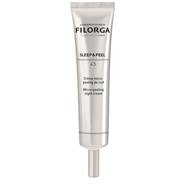 Filorga Sleep & Peel 4,5 Crema Notte Micro-Peeling per il Rinnovamento della Pelle 40 ml