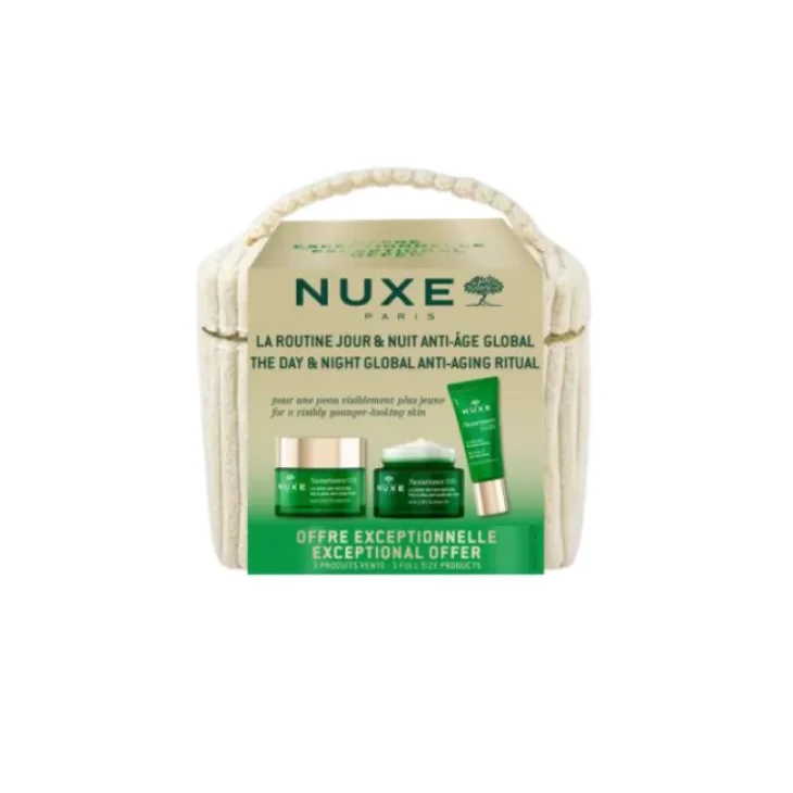 Nuxe Nuxuriance Ultra Rituale Anti‑Et&agrave; Crema Giorno 50 ml Crema Notte 50 ml e Contorno Occhi e Labbra 15 ml
