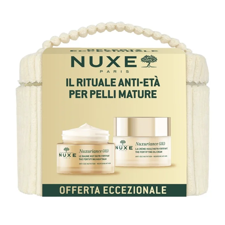 Nuxe Nuxuriance Gold Vanity Set Rituale Antiet&agrave; per Pelli Mature
