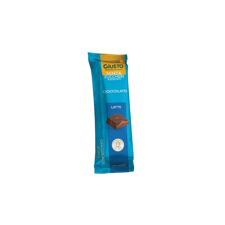Giusto Barretta Di Cioccolato Al Latte Senza Zuccheri Aggiunti 42 G Giusto Barretta Di Cioccolato Al Latte Senza Zuccheri Aggiunti 42 G
