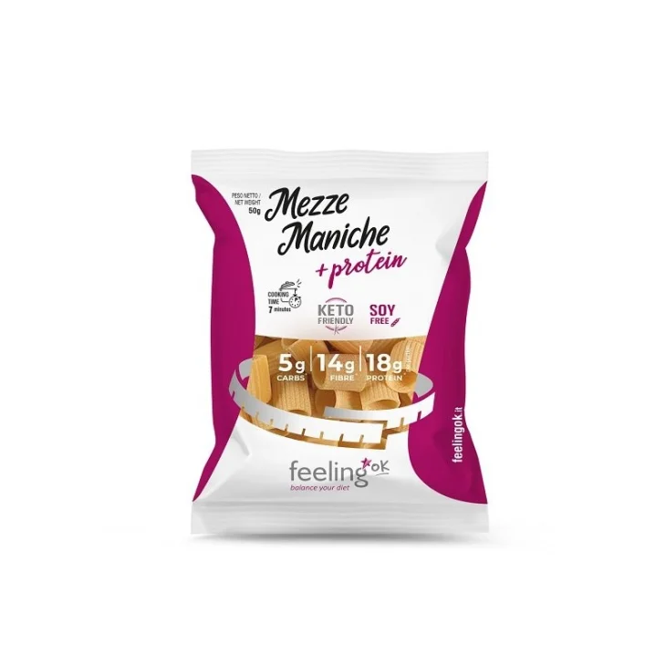 Feeling Ok +Protein Mezze Maniche Pasta Proteica 50 g