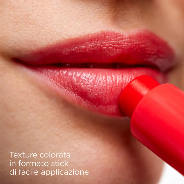 Isdin Reparador Labial Rosso Stick labbra colorato con acido ialuronico che fornisce fino a 24 ore di idratazione intensa Colore Rosso 4 grammi