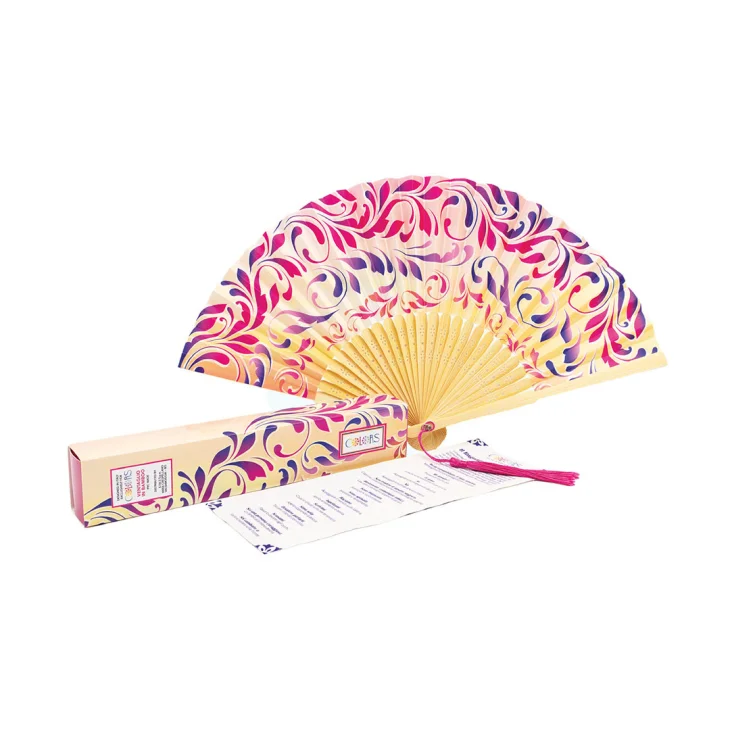 E.fa.s Colors Ventaglio Air Acanthus Bamboo e Seta