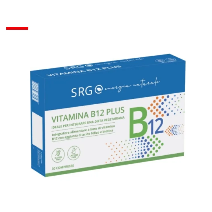 SRG Vitamina B12 Plus Integratore Vitaminico 30 compresse