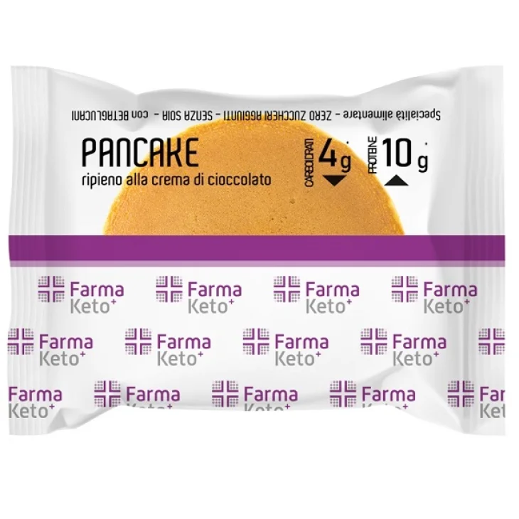 Farmaketo Pancake Low Carb Proteico Ripieno di Crema al Cioccolato 50 g