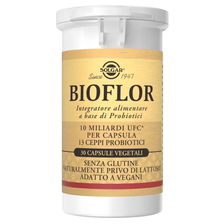 Solgar Bioflor Integratore per la Flora Intestinale 30 capsule vegetali