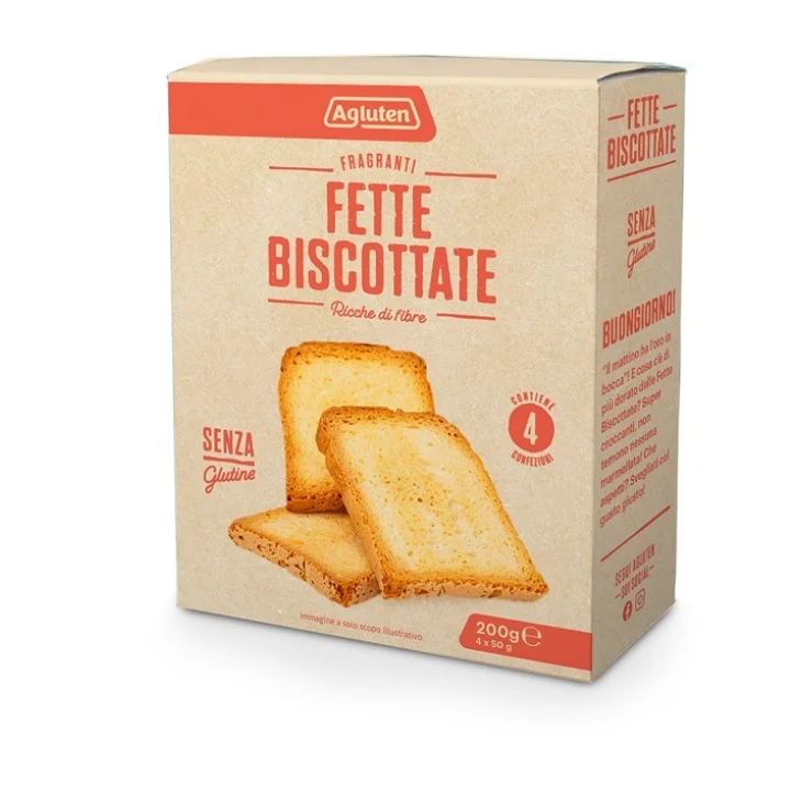 AGLUTEN FETTE BISCOTTATE 200G AGLUTEN FETTE BISCOTTATE 200G
