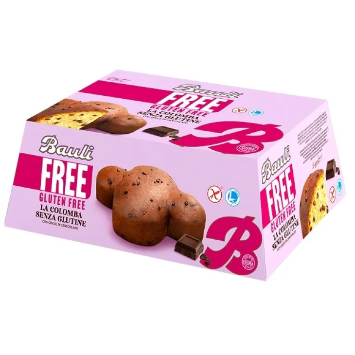 Bauli Free La Colomba con Gocce di Cioccolato Senza Glutine e Lattosio 450 g