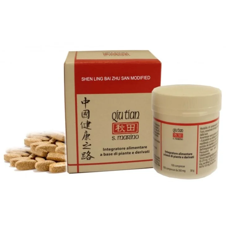 Qiu Tian Shen Ling Bai Zhu San Mo Motilit&agrave; Gastrointestinale 100 Compresse