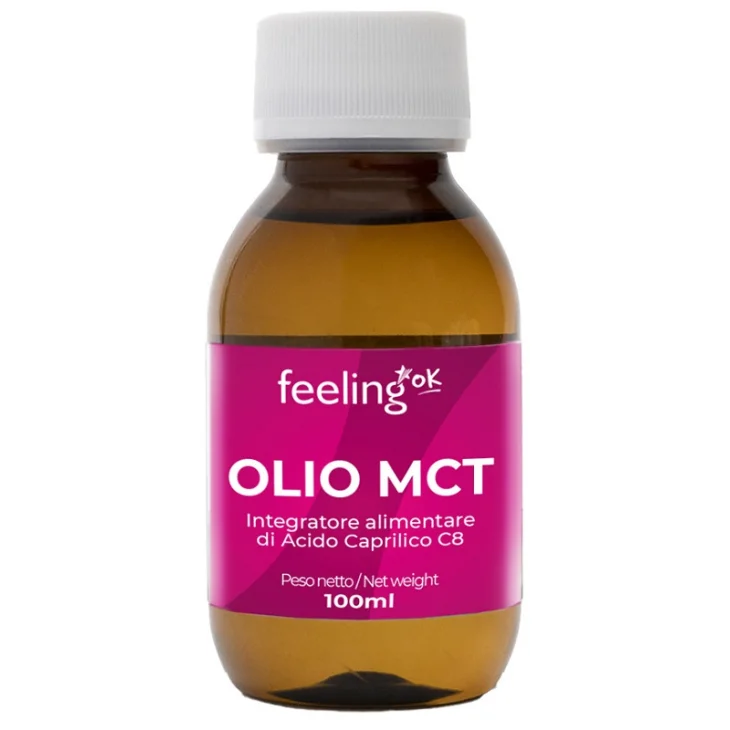 Feeling Ok Olio Mct per Energia Immediata e Dieta Chetogenica 100 ml