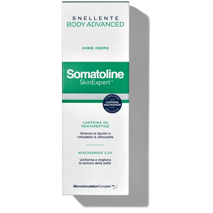 Somatoline SkinExpert Siero Body Advanced Trattamento Corpo con Caffeina e Niacinamide 190 ml
