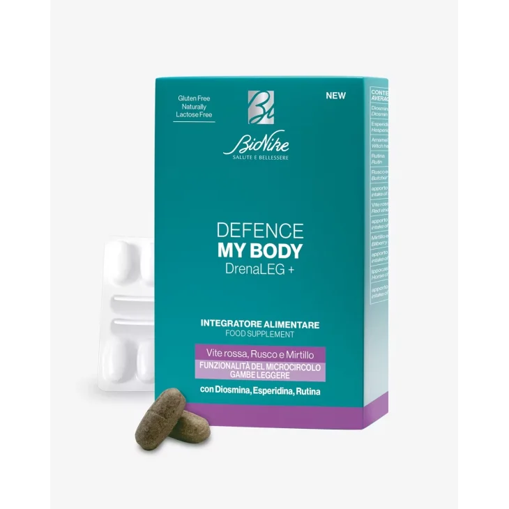 BioNike Defence My Body Drenaleg+ Integratore per il Microcircolo 60 compresse BioNike Defence My Body Drenaleg+ Integratore per il Microcircolo 60 compresse