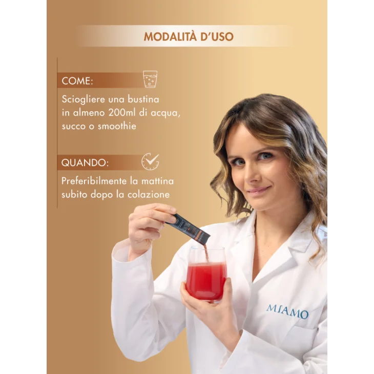 Miamo Skin Defense Integratore Fotoprotettivo per la Pelle Gusto Frutti di Bosco 30 stick