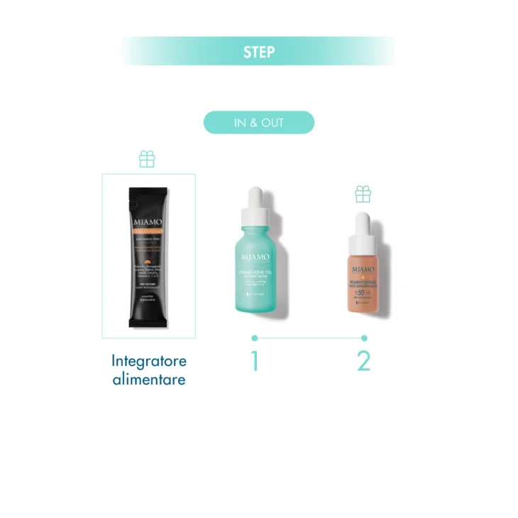 Miamo Protocollo AOX Repair&Protect Cofanetto Per Trattare Macchie e Rossori del Viso