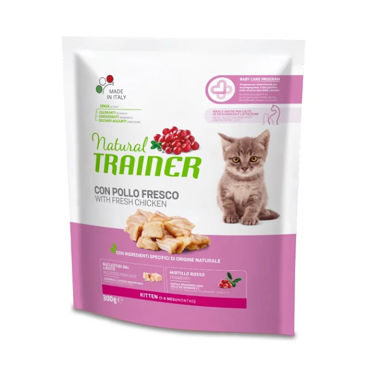 NATURAL TRAINER CAT KITTEN CHICKEN 300 G NATURAL TRAINER CAT KITTEN CHICKEN 300 G