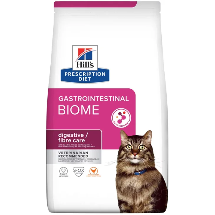 PRESCRIPTION DIET FELINE GI BIOME 300 G CS GI DRY PRESCRIPTION DIET FELINE GI BIOME 300 G CS GI DRY