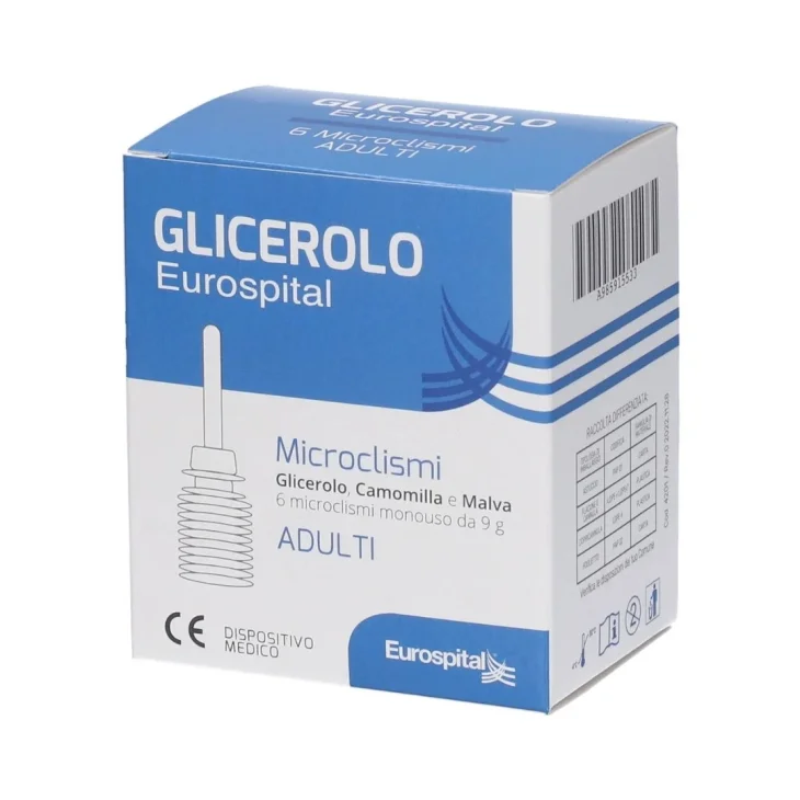 Eurospital Glicerolo Microclismi Adulti 6 Pezzi
