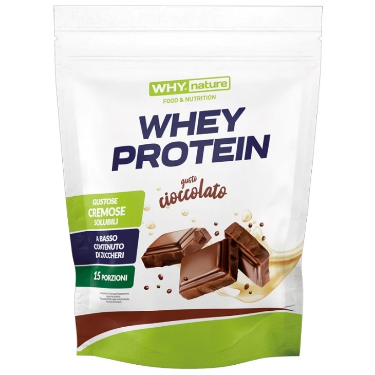 WHYnature Whey Protein Integratore di Proteine Gusto Cioccolato 300 g