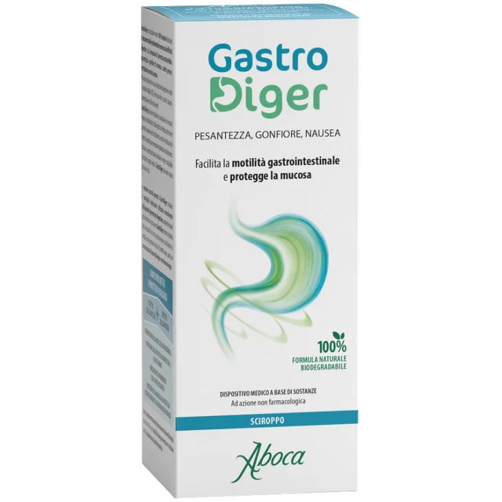 Aboca Gastro Diger Sciroppo per Digestione e Nausea 180 g Aboca Gastro Diger Sciroppo per Digestione e Nausea 180 g