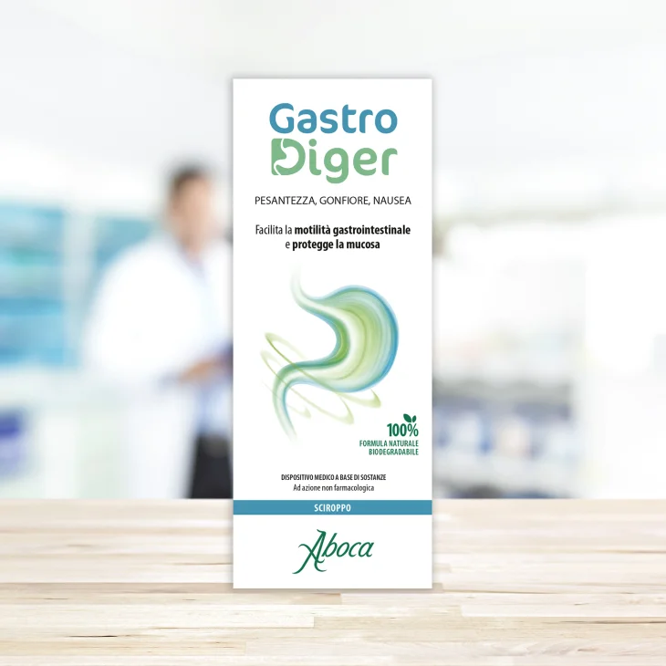 Aboca Gastro Diger Sciroppo per Digestione e Nausea 180 g